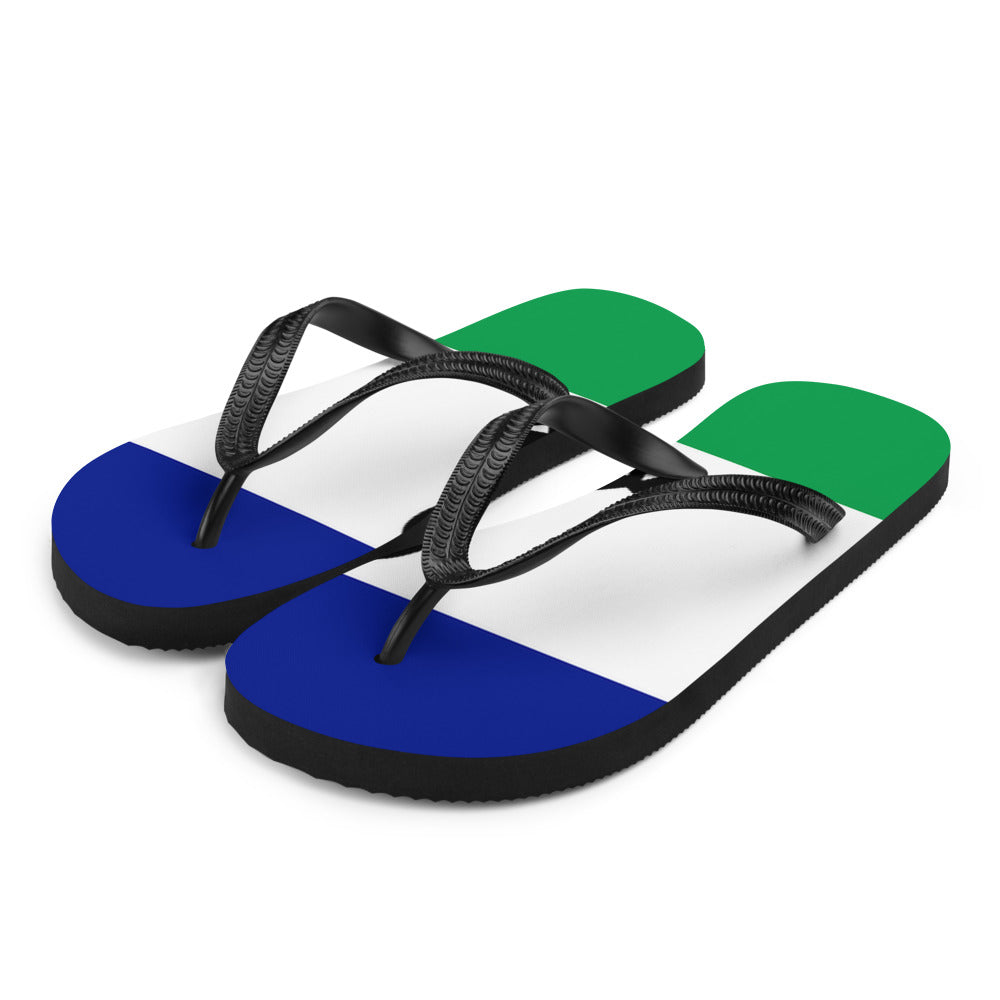 National Flag Flip Flops - Collection 4 Lesotho flip-flops-m