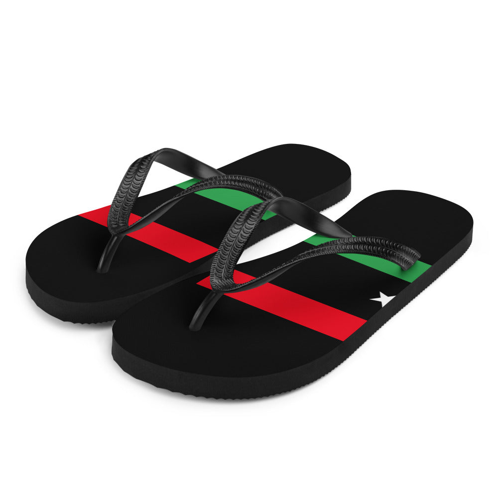 National Flag Flip Flops - Collection 4 Libya flip-flops-m