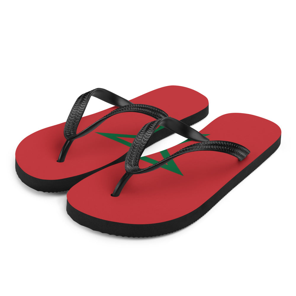 National Flag Flip Flops - Collection 4 Morocco flip-flops-m