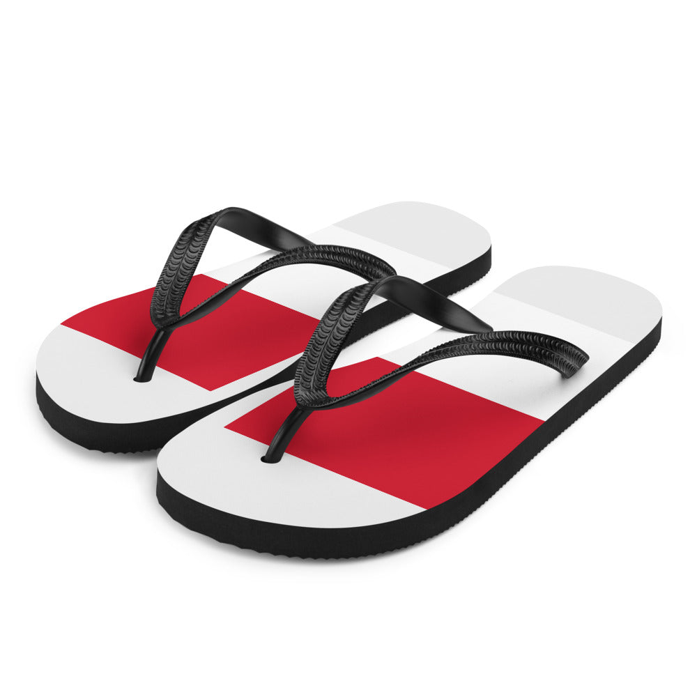 National Flag Flip Flops - Collection 4 Monaco flip-flops-m