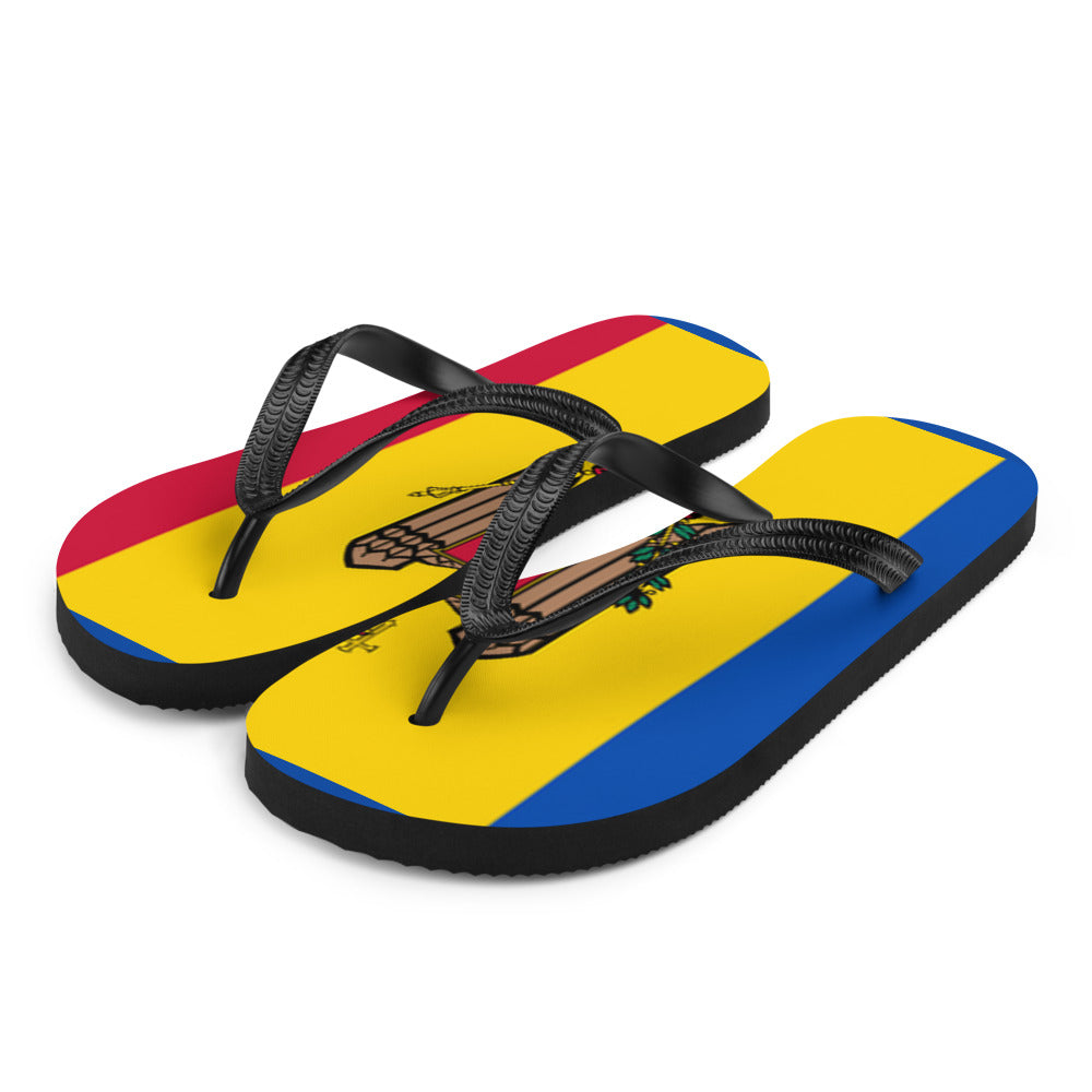 National Flag Flip Flops - Collection 4 Moldova flip-flops-m