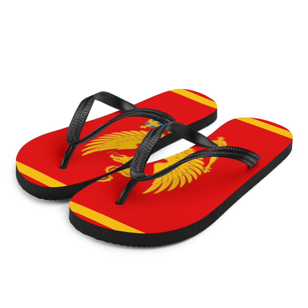 National Flag Flip Flops - Collection 4 Montenegro flip-flops-m