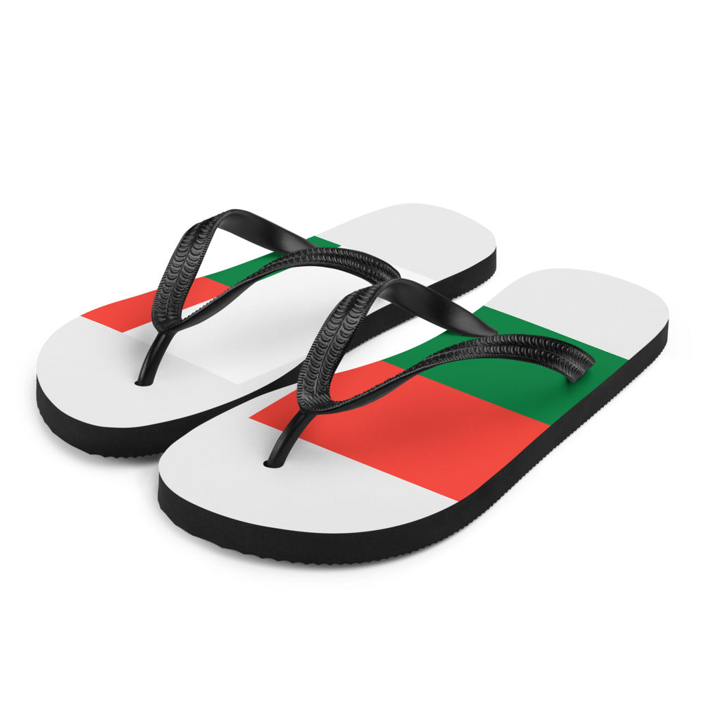 National Flag Flip Flops - Collection 4 Madagascar flip-flops-m