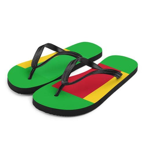 National Flag Flip Flops - Collection 4 Mali / S / White