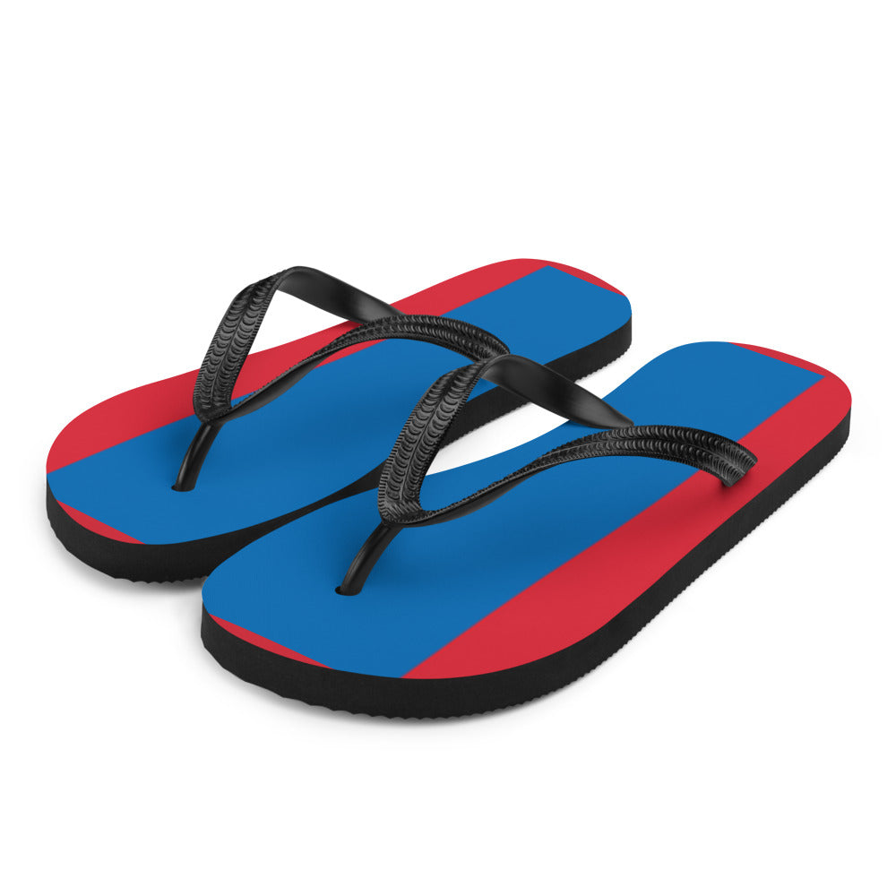 National Flag Flip Flops - Collection 4 Mongolia flip-flops-m