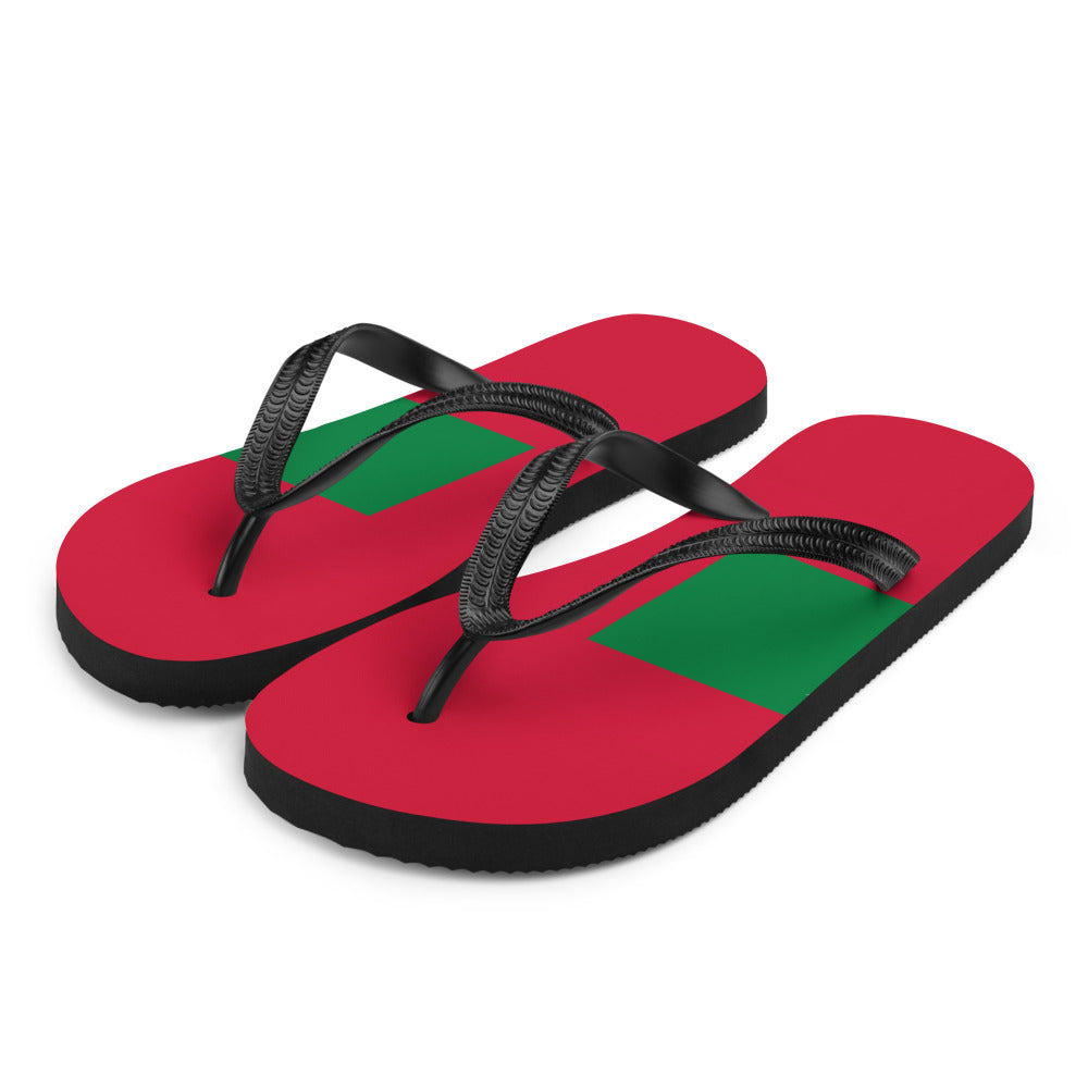 National Flag Flip Flops - Collection 4 Maldives flip-flops-m