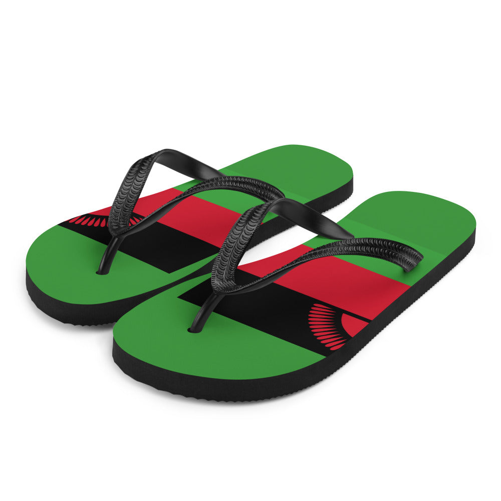 National Flag Flip Flops - Collection 4 Malawi flip-flops-m