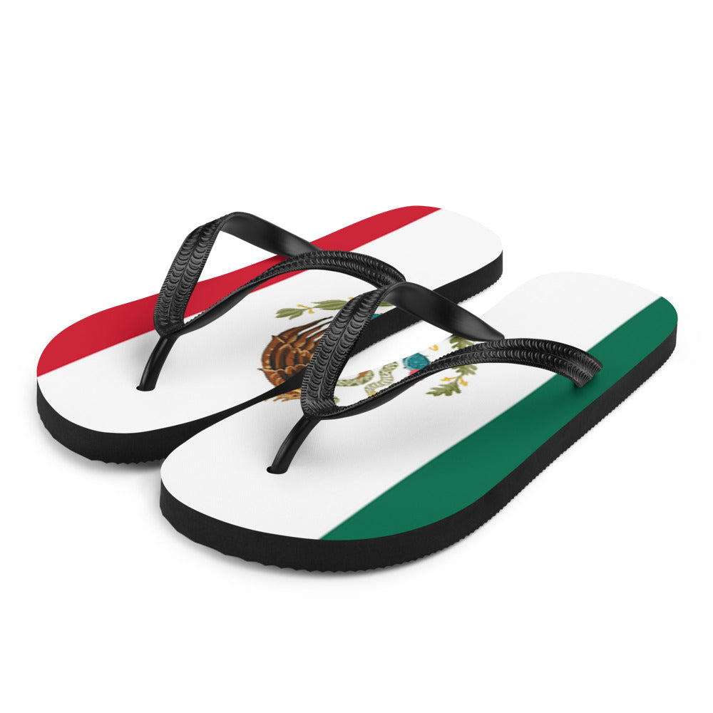 National Flag Flip Flops - Collection 4 Mexico flip-flops-m