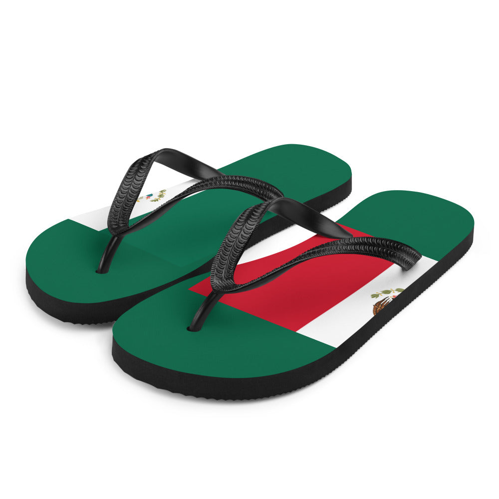 National Flag Flip Flops - Collection 4 Mexico flip-flops-m