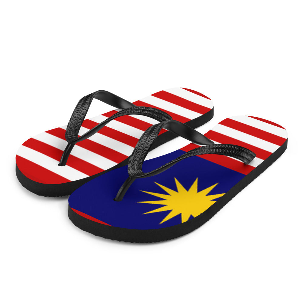 National Flag Flip Flops - Collection 4 Malaysia flip-flops-m