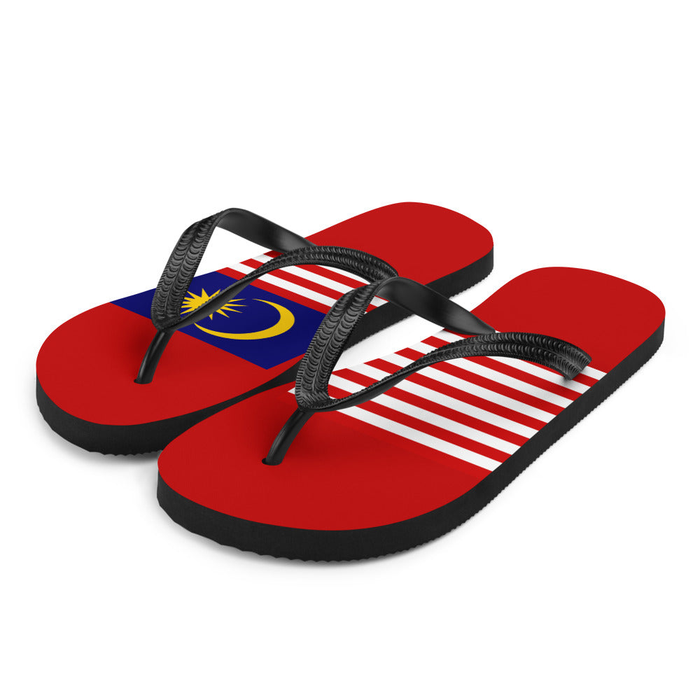 National Flag Flip Flops - Collection 4 Malaysia flip-flops-m