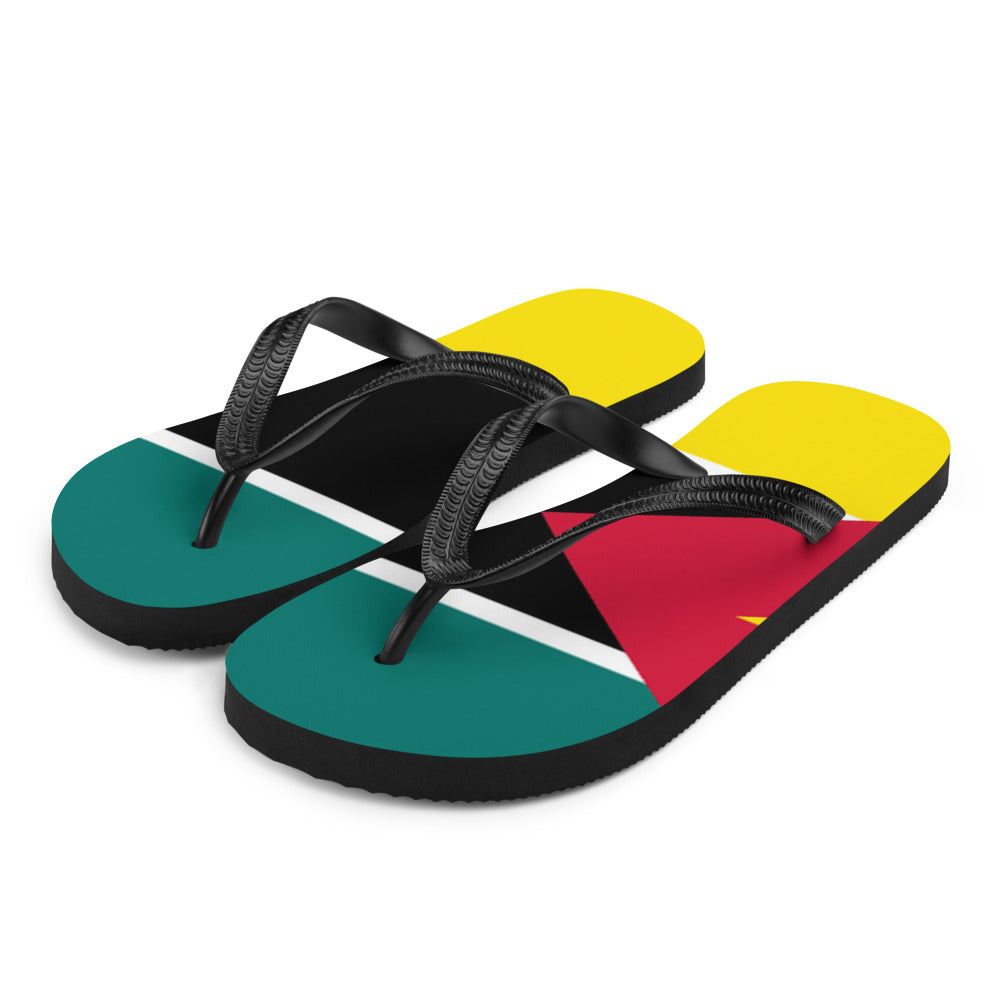 National Flag Flip Flops - Collection 4 Mozambique flip-flops-m