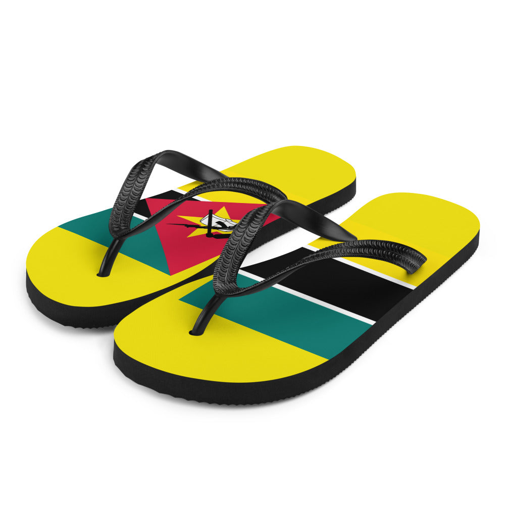 National Flag Flip Flops - Collection 4 Mozambique flip-flops-m