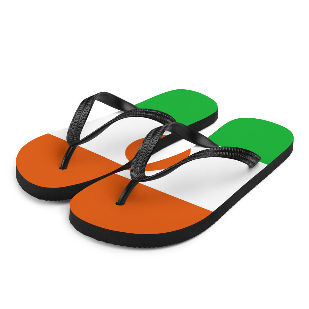 National Flag Flip Flops - Collection 4 Niger flip-flops-m