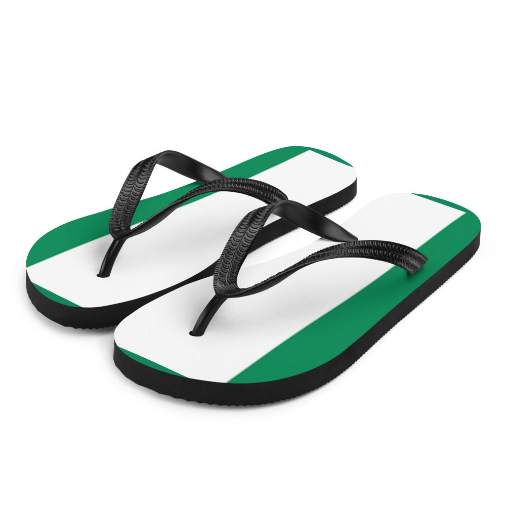 National Flag Flip Flops - Collection 4 Nigeria flip-flops-m