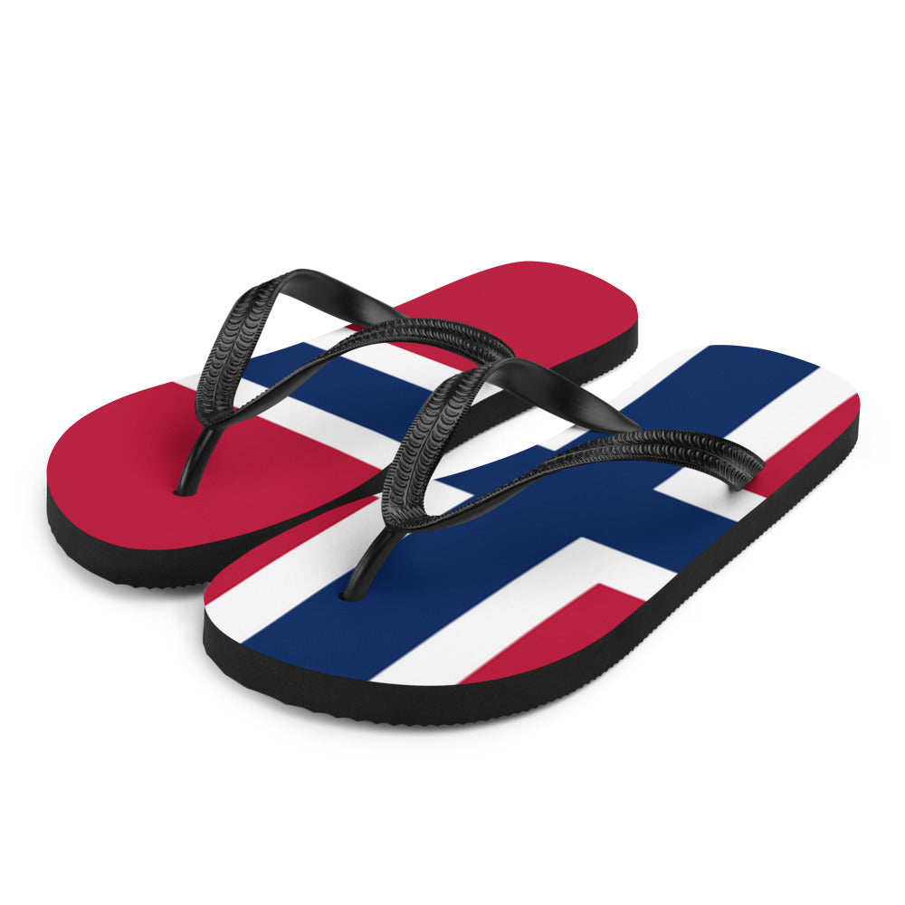 National Flag Flip Flops - Collection 4 Norway flip-flops-m