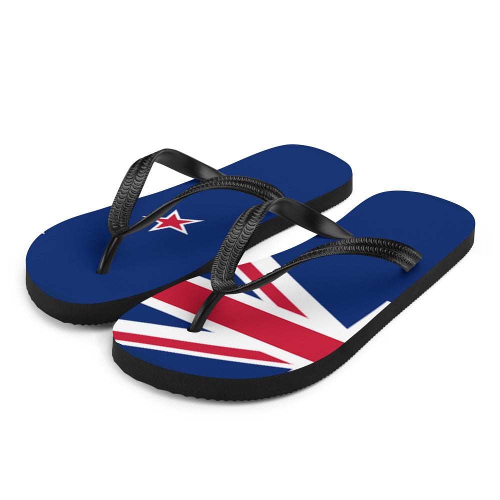 National Flag Flip Flops - Collection 5 New Zealand flip-flops-m