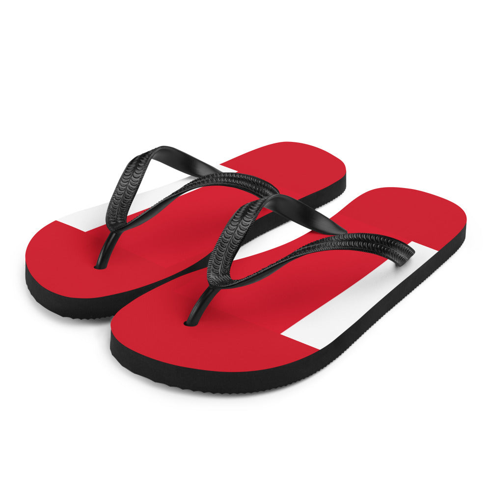 National Flag Flip Flops - Collection 5 Peru flip-flops-m