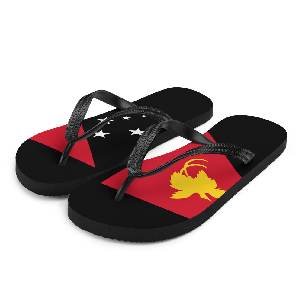 National Flag Flip Flops - Collection 5 Papua New Guinea flip-flops-m