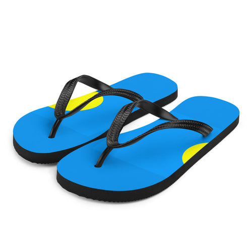 National Flag Flip Flops - Collection 5 Palau / S / White