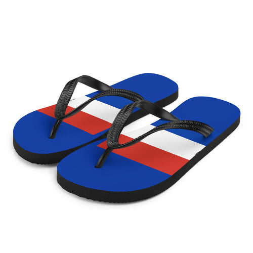 National Flag Flip Flops - Collection 5 Paraguay / S / White