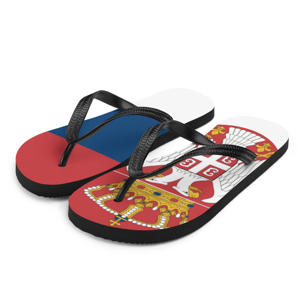 National Flag Flip Flops - Collection 5 Serbia flip-flops-m