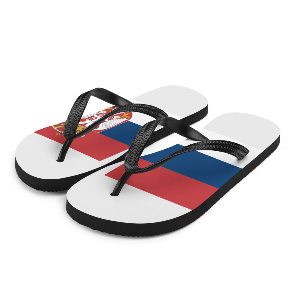 National Flag Flip Flops - Collection 5 Serbia flip-flops-m