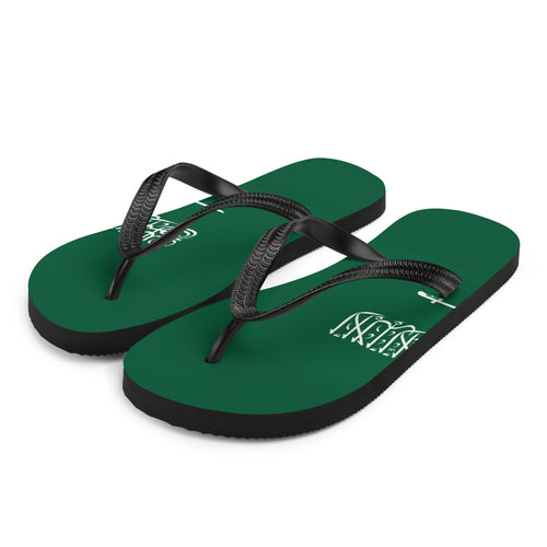 National Flag Flip Flops - Collection 5 Saudi Arabia / S / White