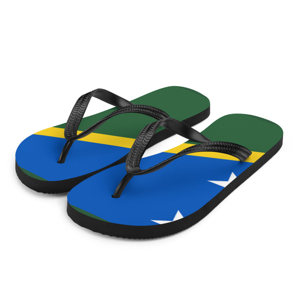 National Flag Flip Flops - Collection 5 Solomon Islands flip-flops-m