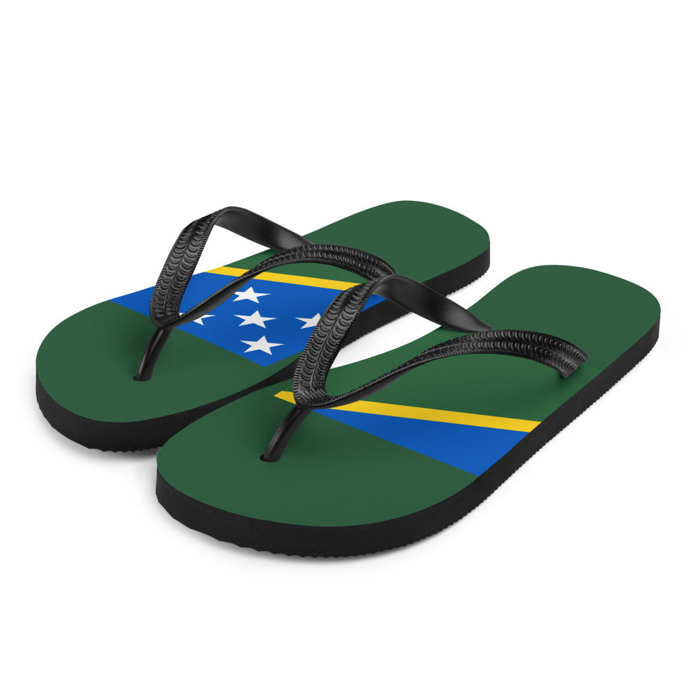 National Flag Flip Flops - Collection 5 Solomon Islands flip-flops-m