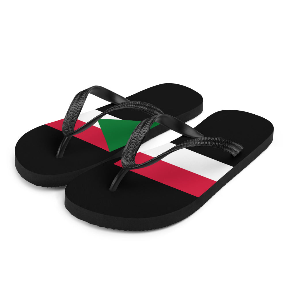 National Flag Flip Flops - Collection 5 Sudan flip-flops-m