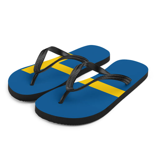 National Flag Flip Flops - Collection 5 Sweden / S / White