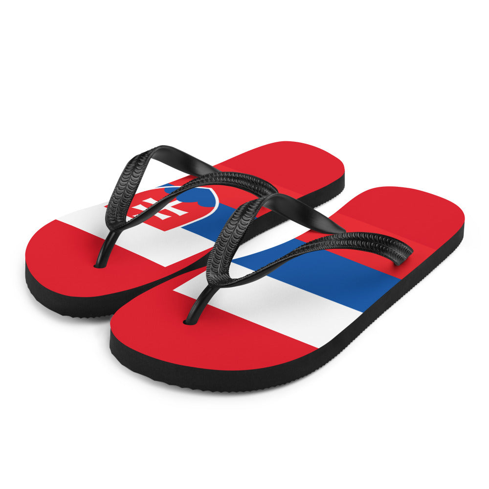 National Flag Flip Flops - Collection 5 Slovakia flip-flops-m