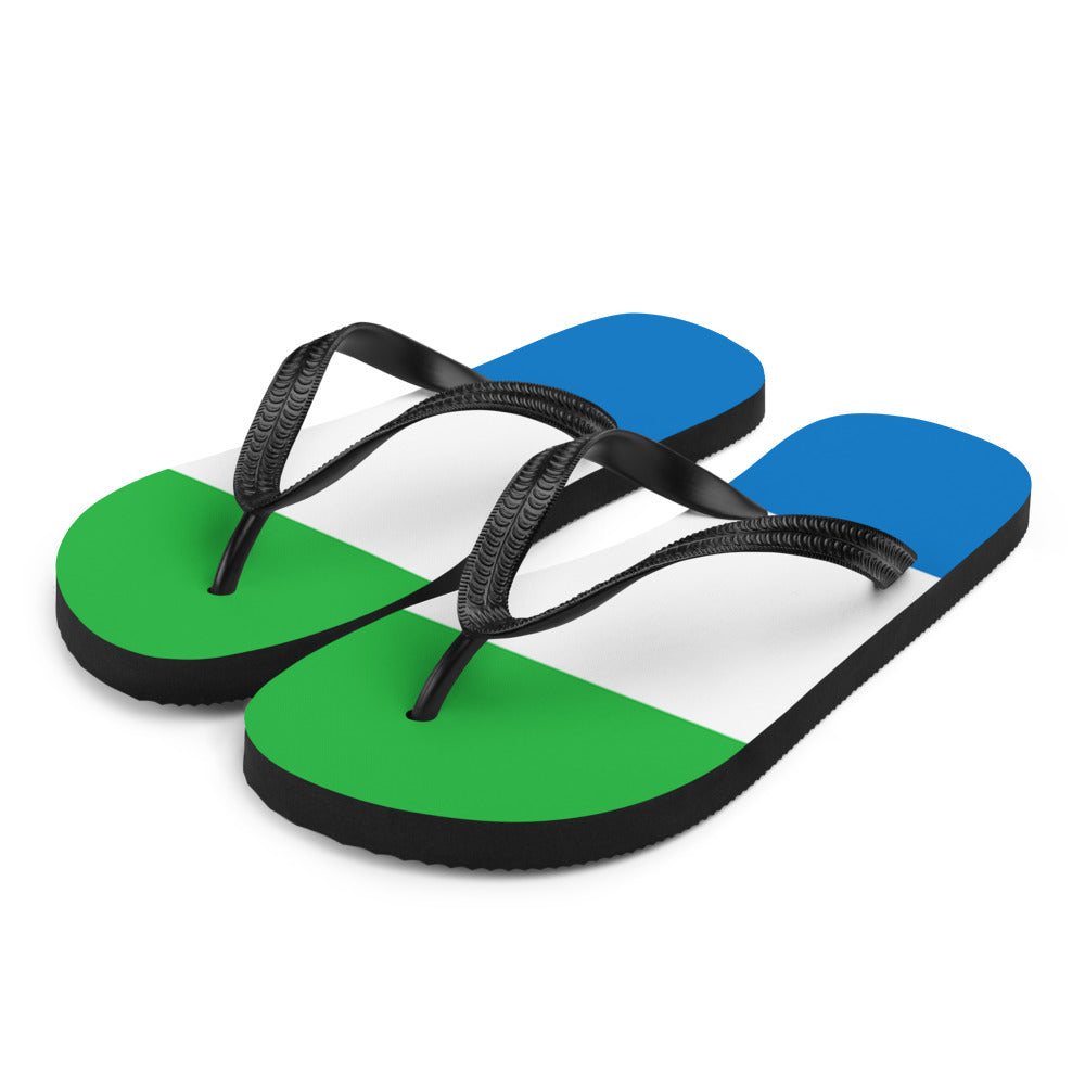 National Flag Flip Flops - Collection 5 Sierra Leone flip-flops-m