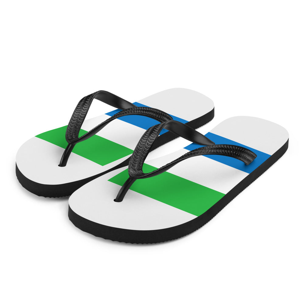 National Flag Flip Flops - Collection 5 Sierra Leone flip-flops-m