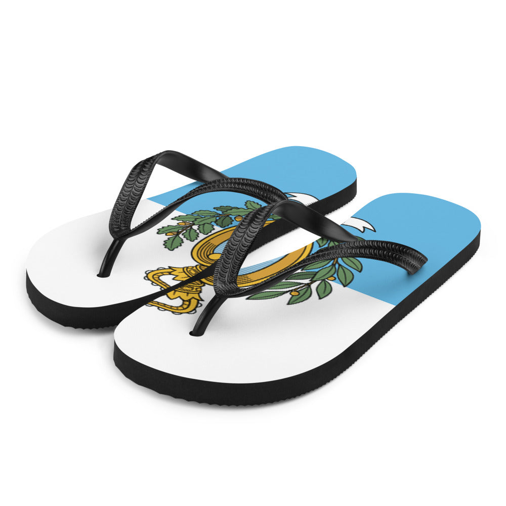 National Flag Flip Flops - Collection 5 San Marino flip-flops-m