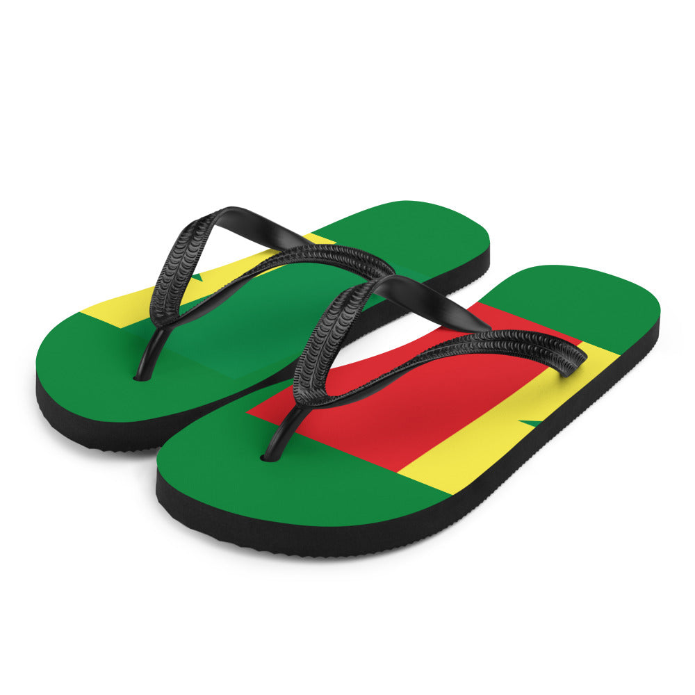 National Flag Flip Flops - Collection 5 Senegal flip-flops-m