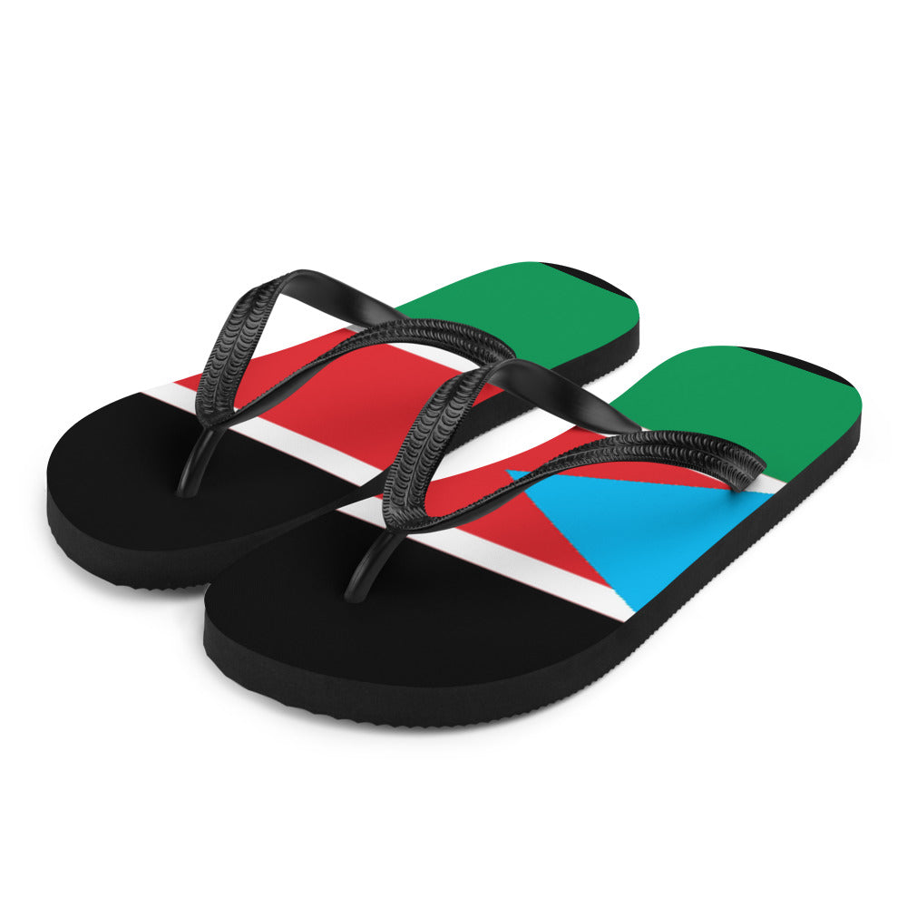 National Flag Flip Flops - Collection 5 South Sudan flip-flops-m