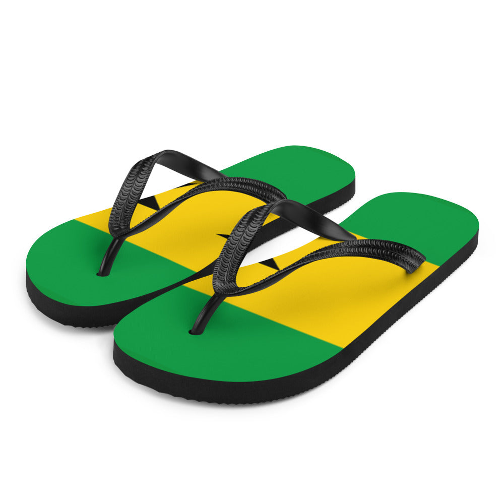 National Flag Flip Flops - Collection 5 Sao Tome & Principe flip-flops-m
