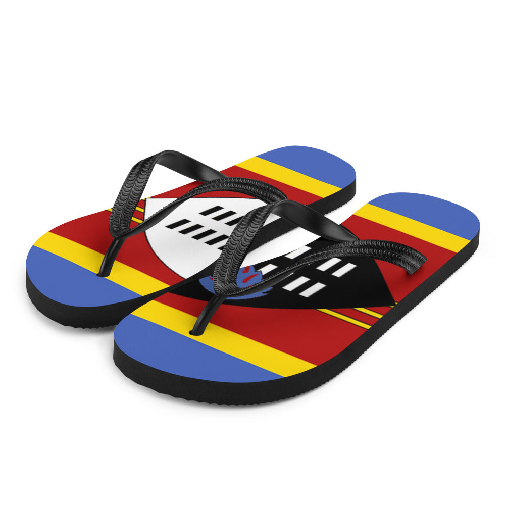 National Flag Flip Flops - Collection 6 Eswatini flip-flops-m