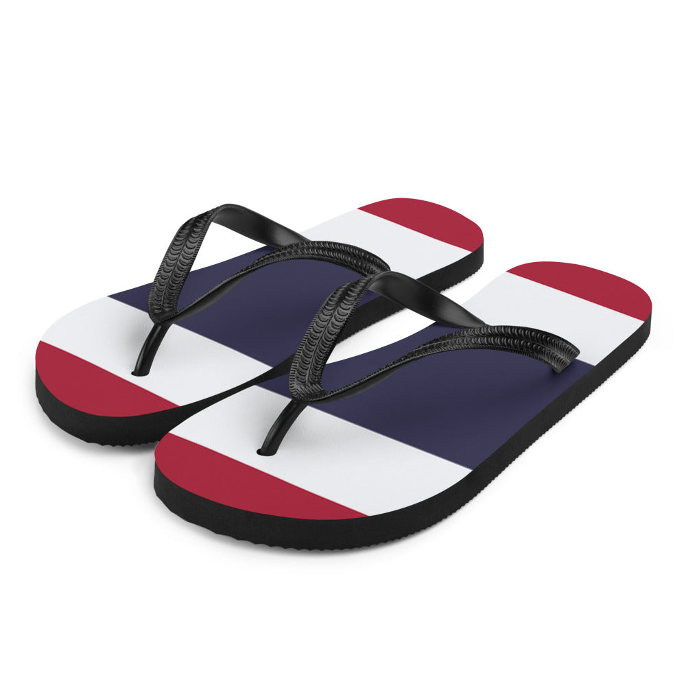 National Flag Flip Flops - Collection 6 Thailand flip-flops-m
