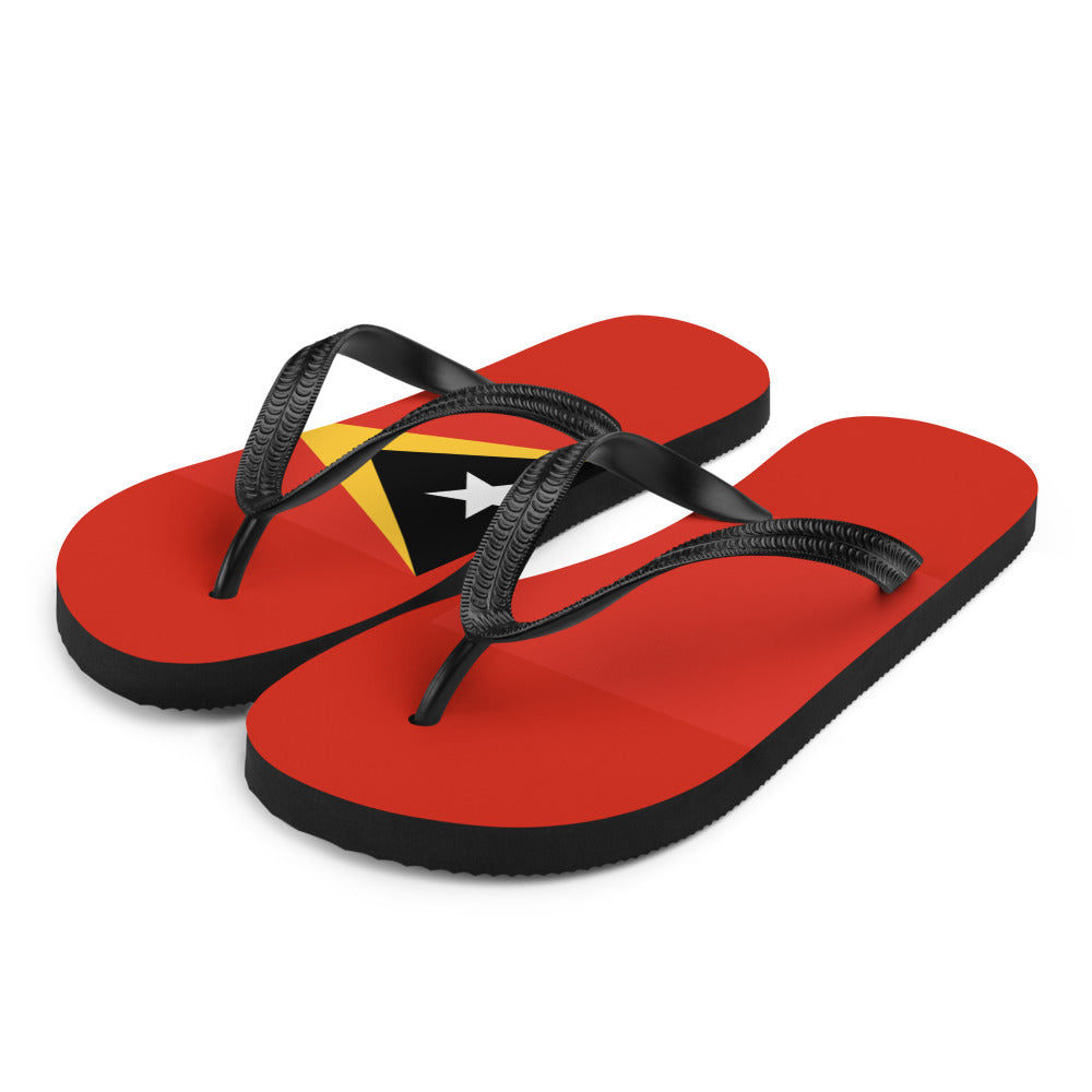 National Flag Flip Flops - Collection 6 Timor-Leste flip-flops-m