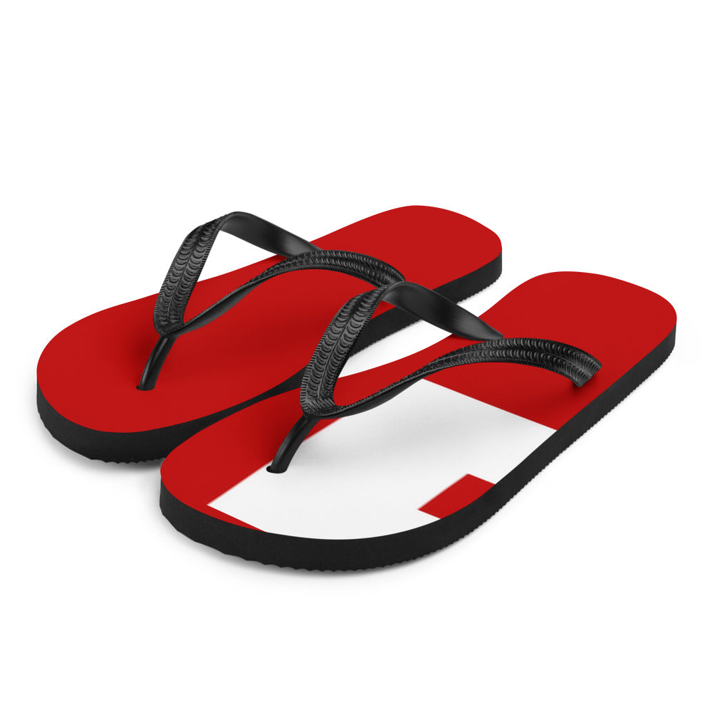 National Flag Flip Flops - Collection 6 Tonga flip-flops-m