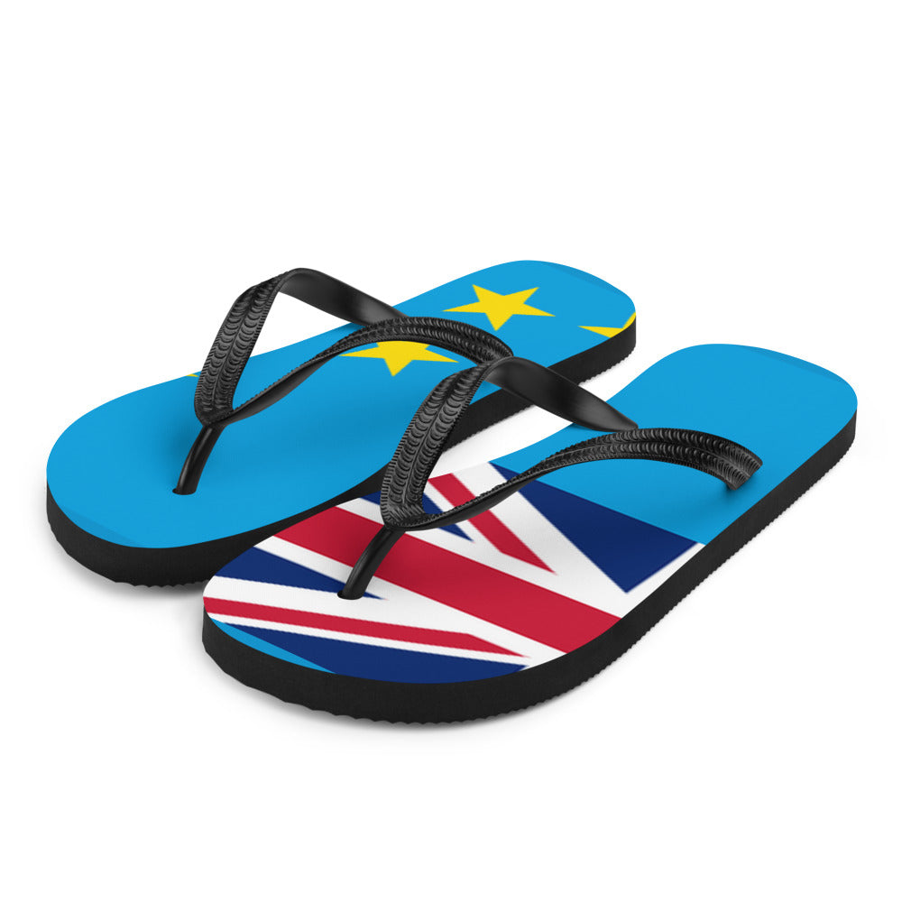 National Flag Flip Flops - Collection 6 Tuvalu flip-flops-m