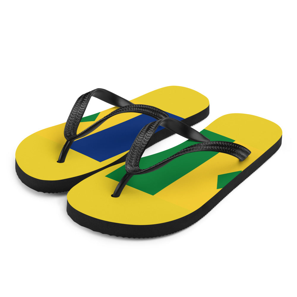 National Flag Flip Flops - Collection 6 St. Vincent & Grenadines flip-flops-m