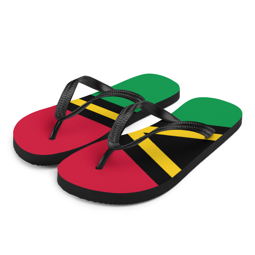 National Flag Flip Flops - Collection 6 Vanuatu flip-flops-m