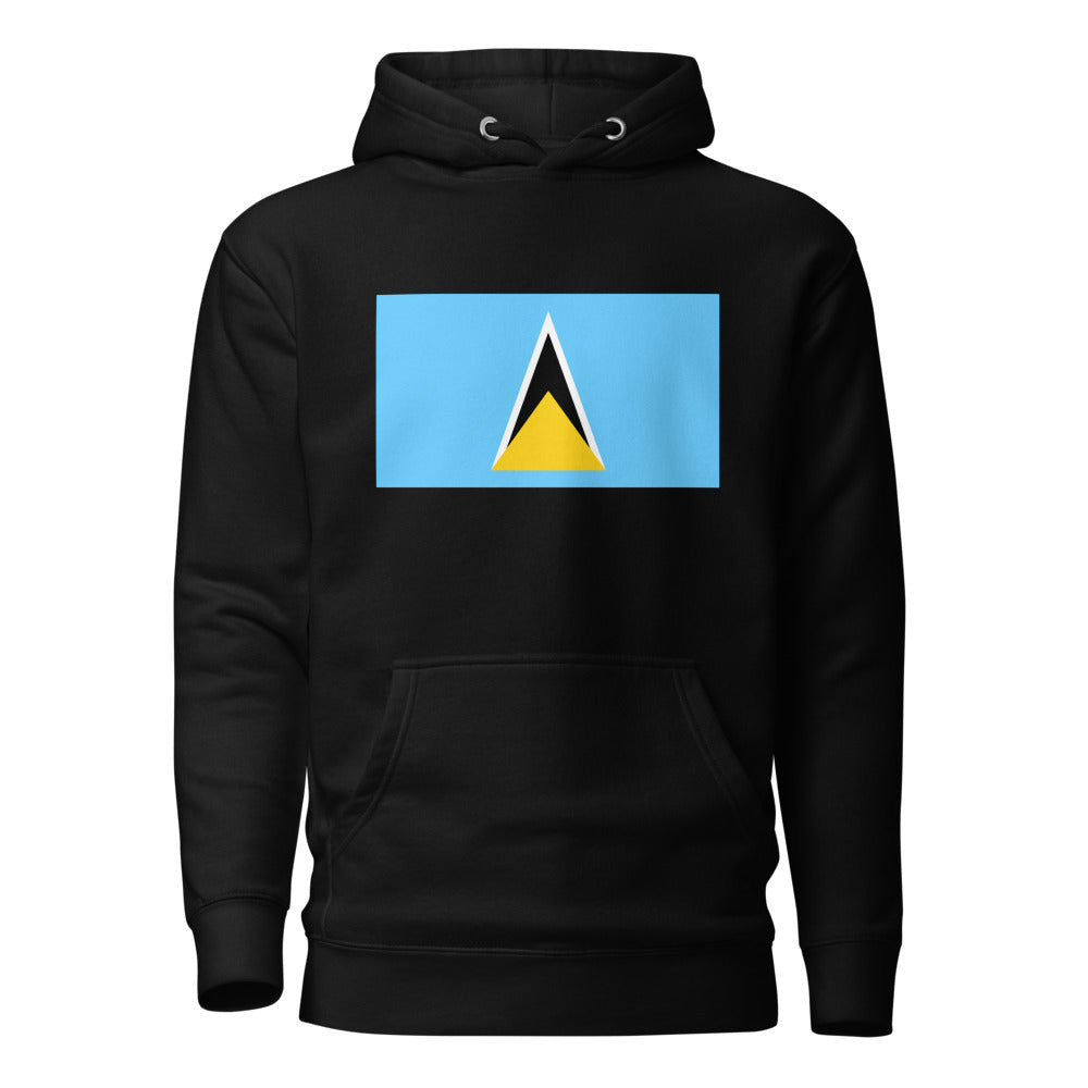 National Flag Hoodies - Collection 9 Saint Lucia hoodie-l