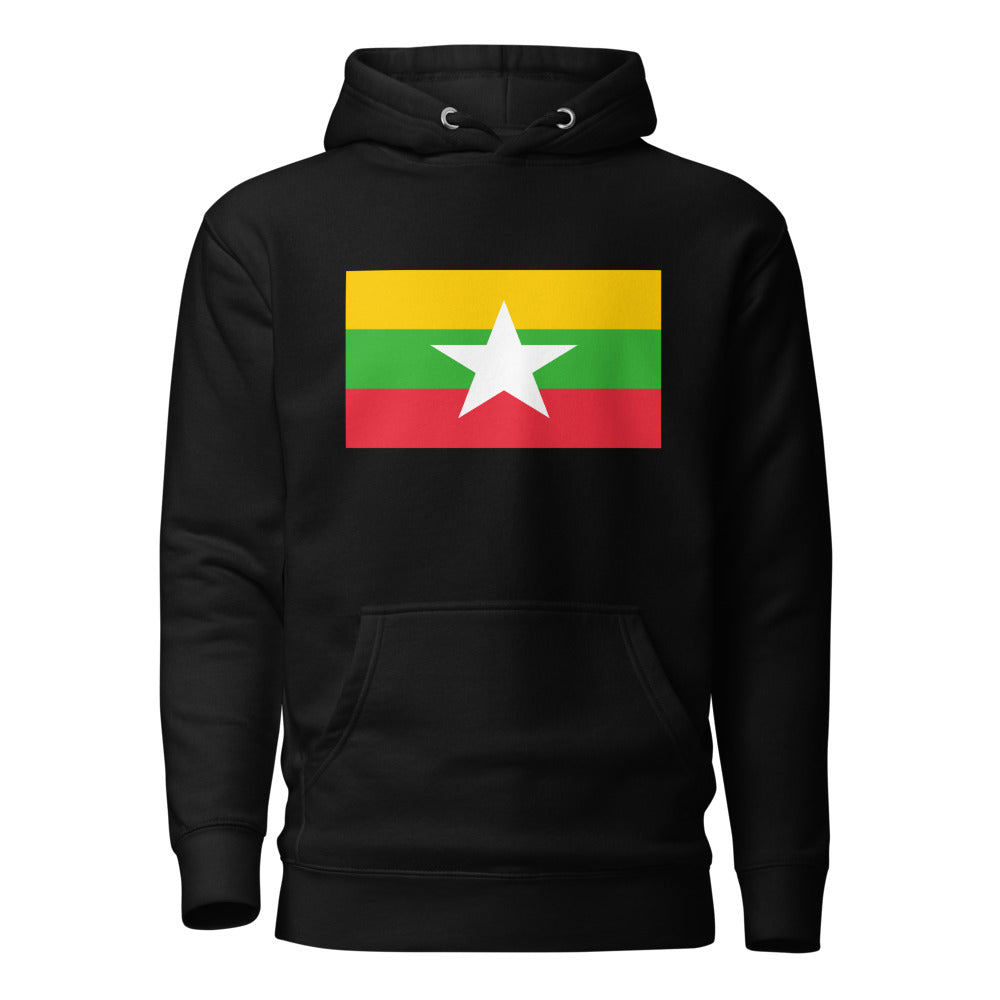 National Flag Hoodies - Collection 10 Myanmar hoodie-l