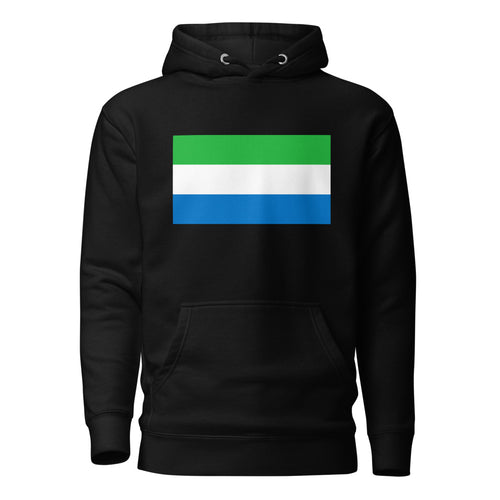 National Flag Hoodies - Collection 13 Sierra Leone / L / Black