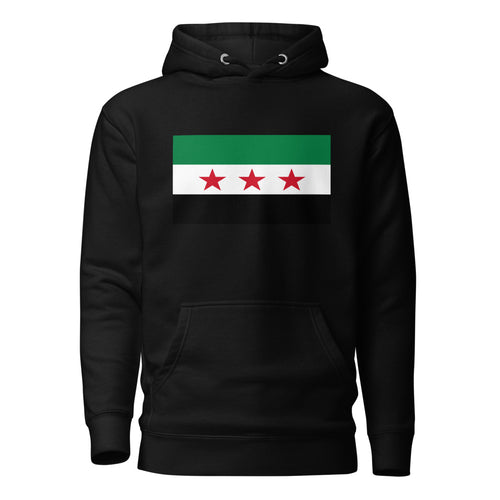 National Flag Hoodies - Collection 14 Syria / L / Black
